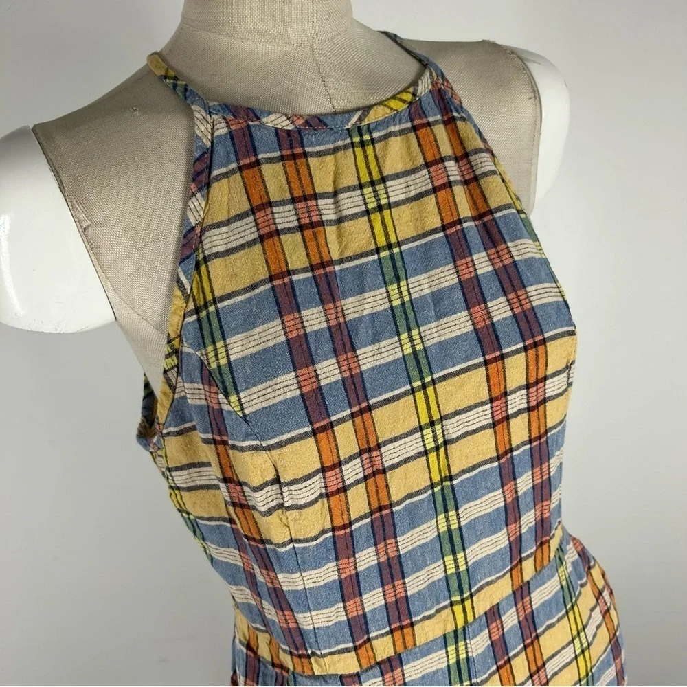 Urban Outfitters UO Hattie High-Neck Linen Jumpsuit 8 - Picture 6 of 15